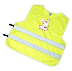 Gilet riflettente per bambini  con lepre rosa