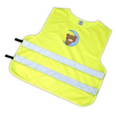 Gilet riflettente per bambini  con orsacchiotto e luna blu