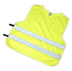 Gilet riflettente per bambini di colore giallo