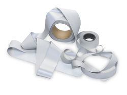 Nastro riflettente applicazione termo adesiva 50 mm-Confezione da 5 m