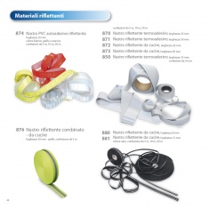 Nastro riflettente applicazione termo adesiva 50 mm-Confezione da 5 m